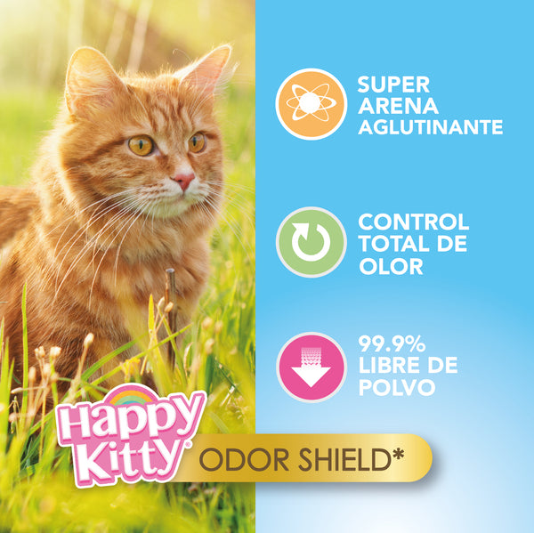 Happy Kitty® Arena Sin Aroma Para Gatos - 10 Kilos
