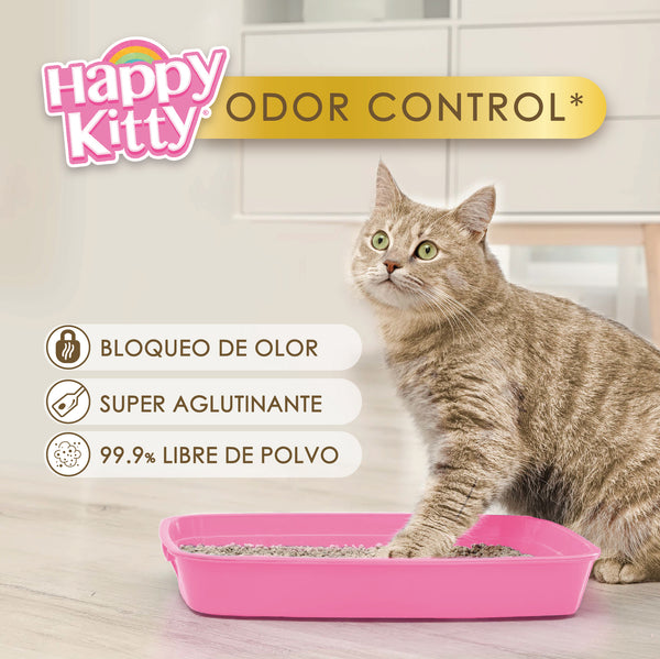 HAPPY KITTY® ARENA PARA GATO CON AROMA A LAVANDA - 10 KILOS