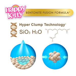 HAPPY KITTY® ARENA PARA GATO CON AROMA A LAVANDA - 4 KILOS