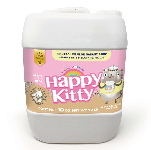 Happy Kitty® Arena Sin Aroma Para Gatos - 10 Kilos